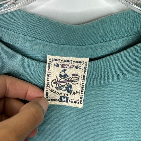 Vintage BWCA Boundary Waters Wolf Tshirt Medium Single Stitch 90s - Picture 6 of 10